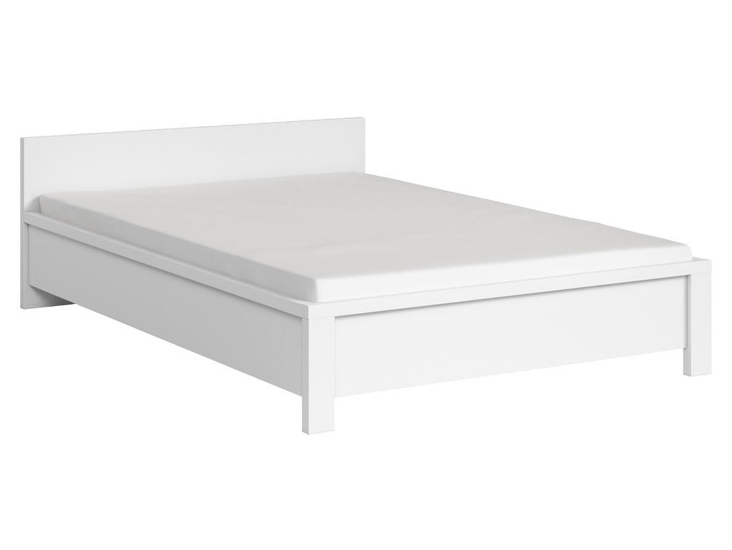 KASPIAN gulta 140 cm balta/matēti balta