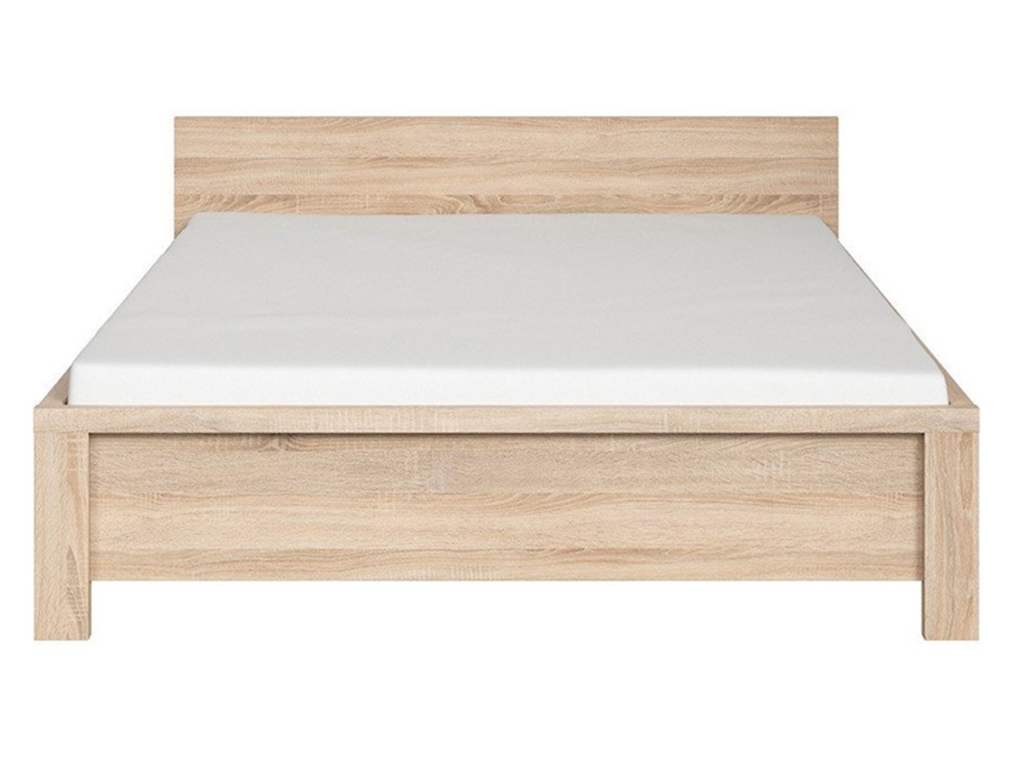 KASPIAN gulta 140 cm Sonoma ozols/Sonoma ozols — 6 attēls