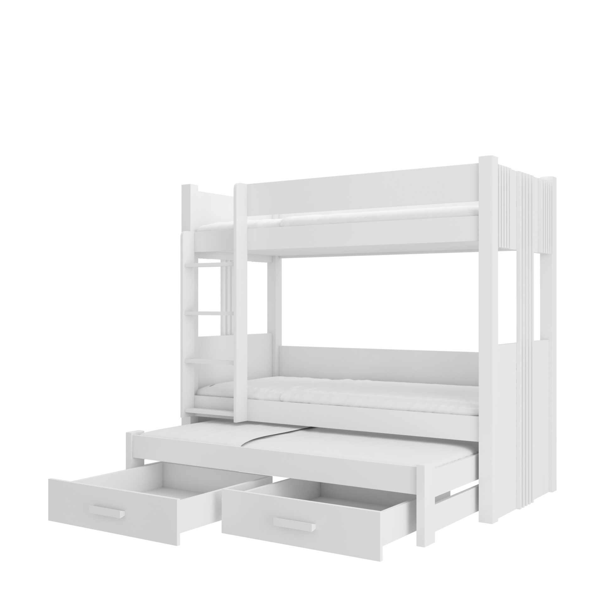 ARTEMA trīsstāvu gulta 200x90 balta ADRK
