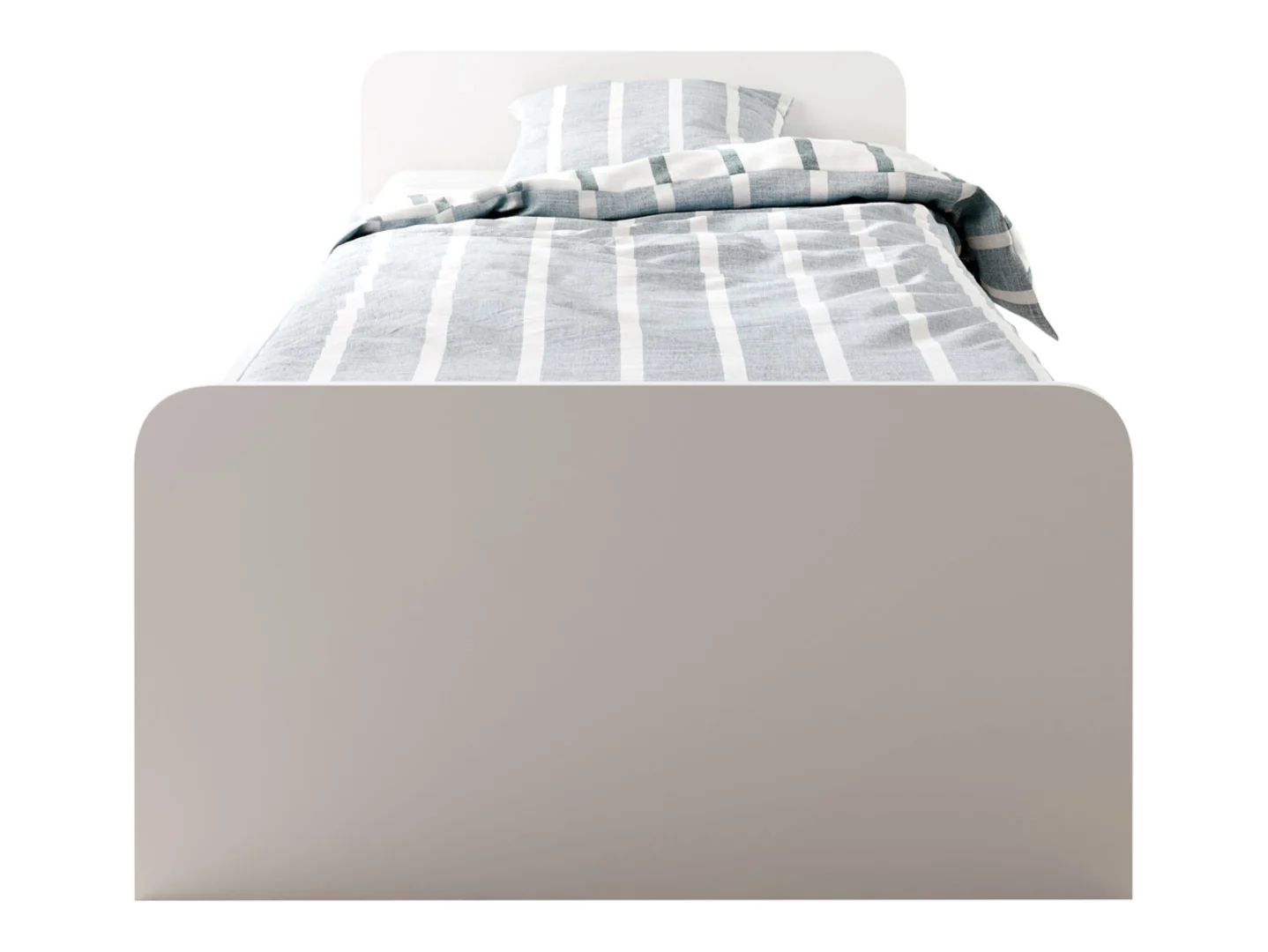 Gulta ar 3 atvilktnēm Boro 90x200 balta — изображение 2