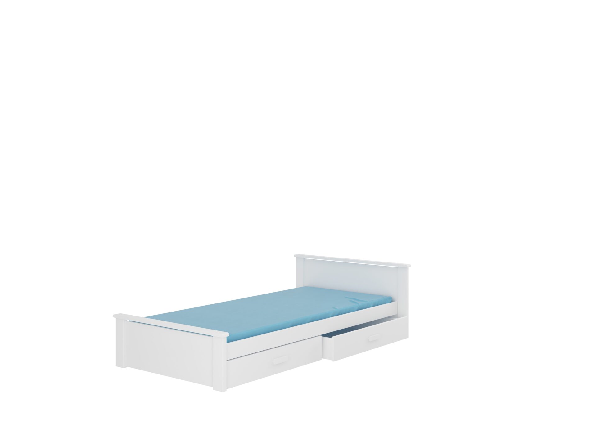 Gulta ar matraci ALDEX 180x80 balta ADRK