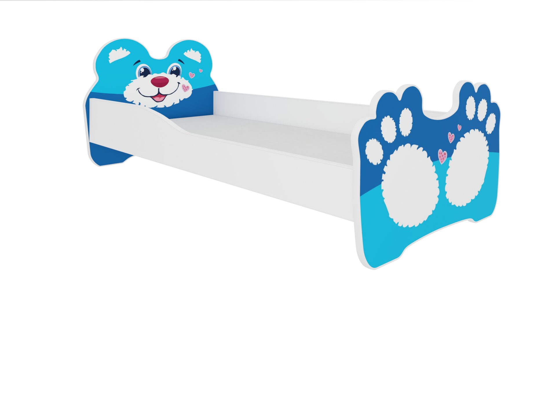 Gulta ar matraci BEAR BLUE 140x70 Blue ADRK