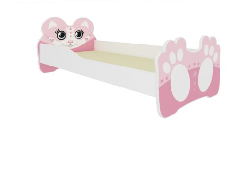 Gulta ar matraci BEAR PINK 160×80 Priede ADRK