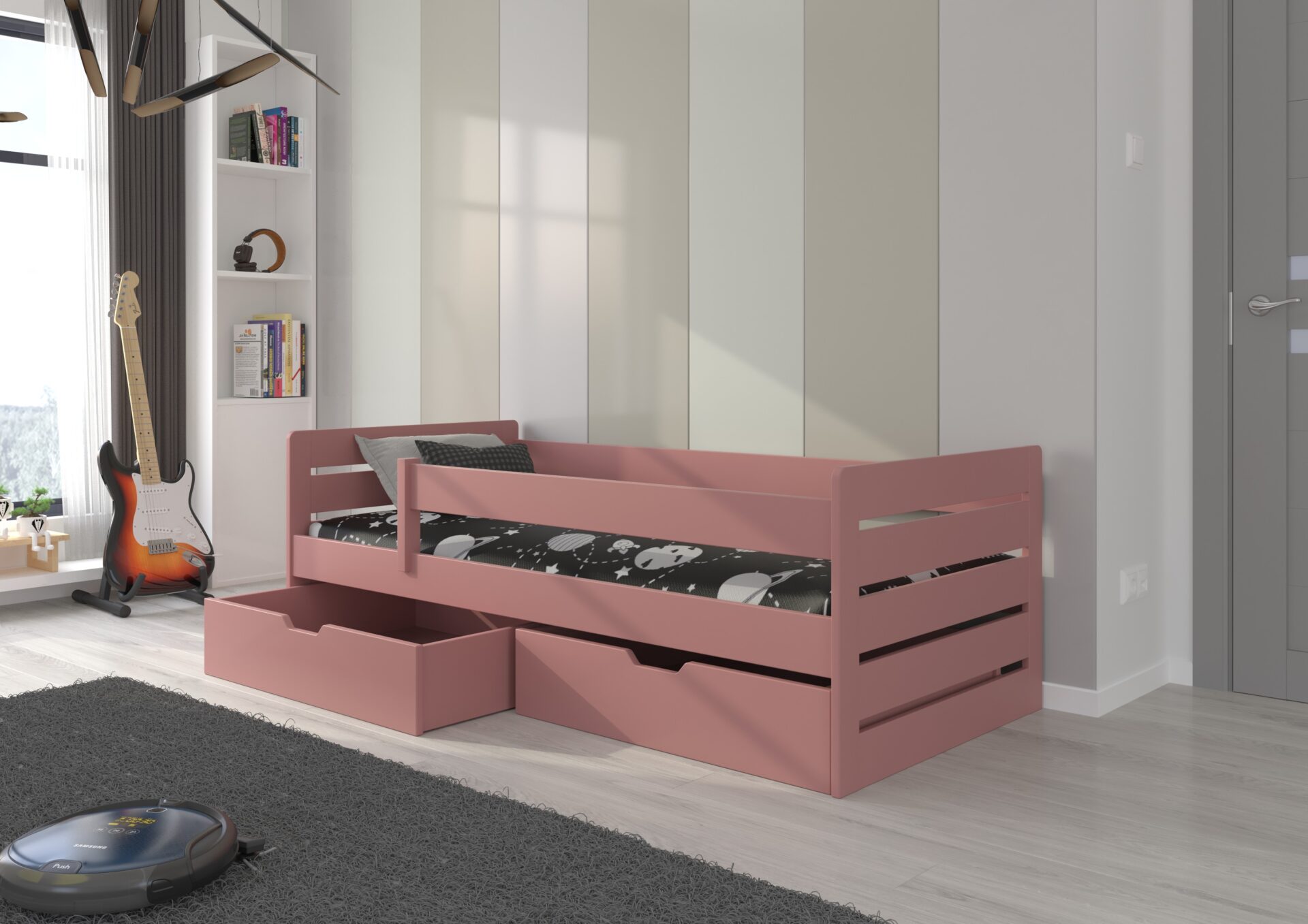Gulta ar matraci BEMMA 180x80 priede ADRK — изображение 2
