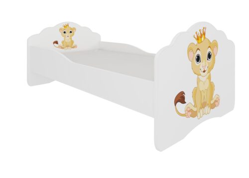 Gulta ar matraci CASIMO LION 160×80 balta ADRK