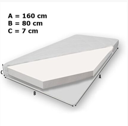Gulta ar matraci un atvilktni PEPE MEITENE AR SPĀRNIEM 160x80 balta ADRK — изображение 4