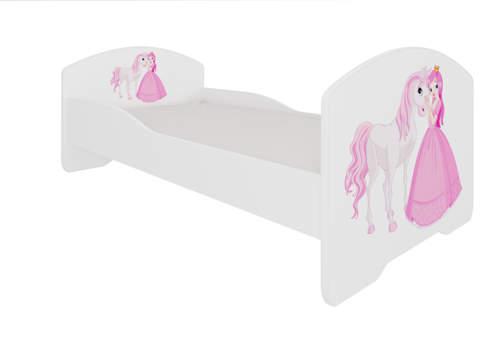 PEPE PRINCESS AND HORSE gulta ar matraci 140x70 balta ADRK