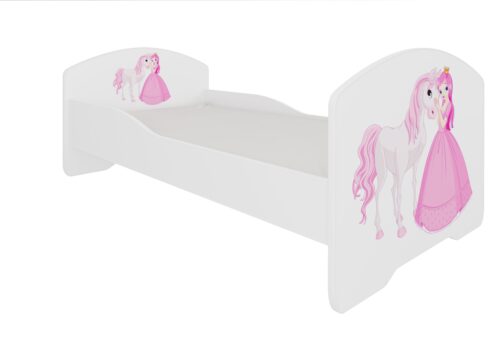 PEPE PRINCESS AND HORSE 160×80 balta ADRK gulta ar matraci