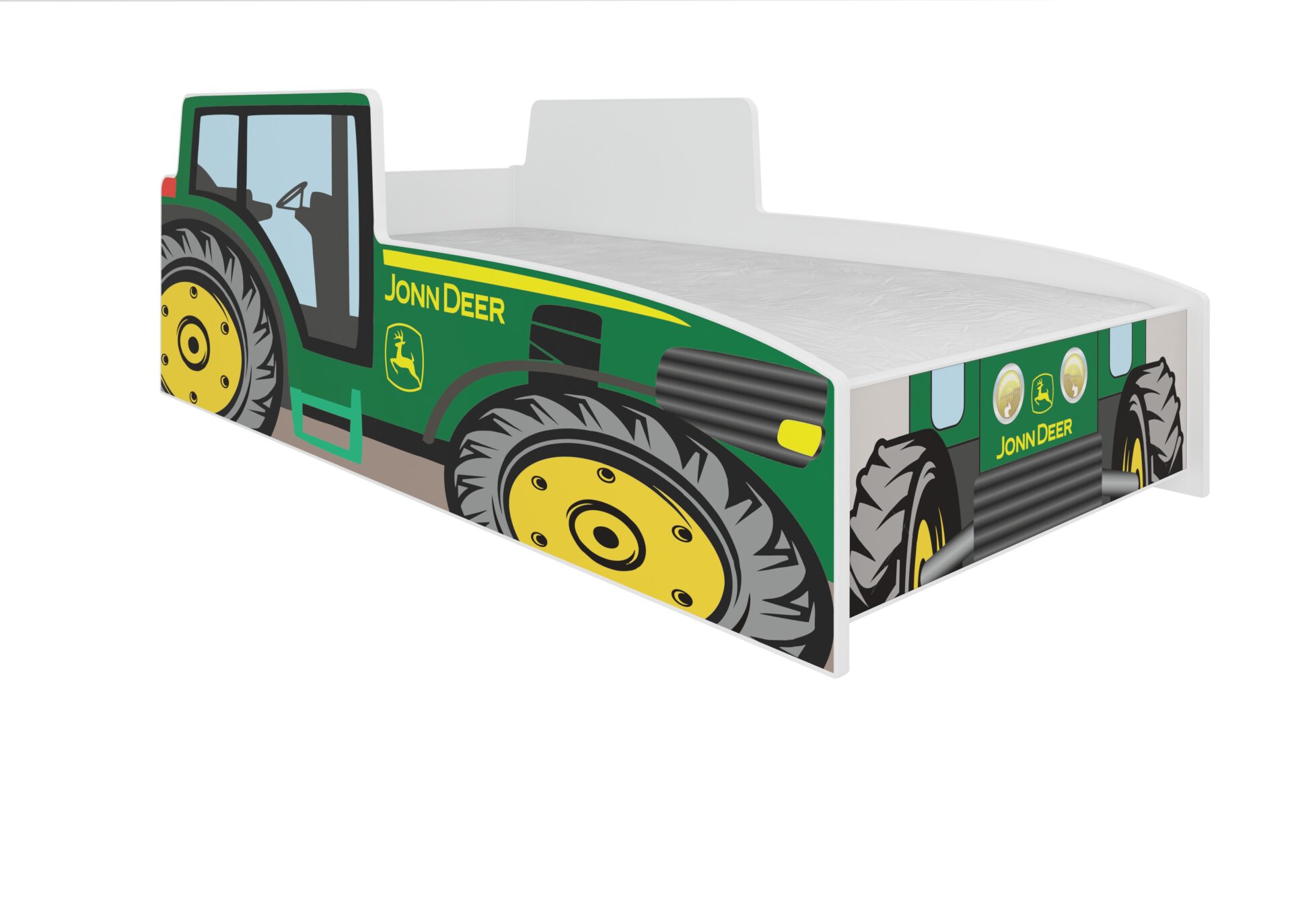 TRAKTORS GREEN 160x80 zaļš ADRK matracis-gulta
