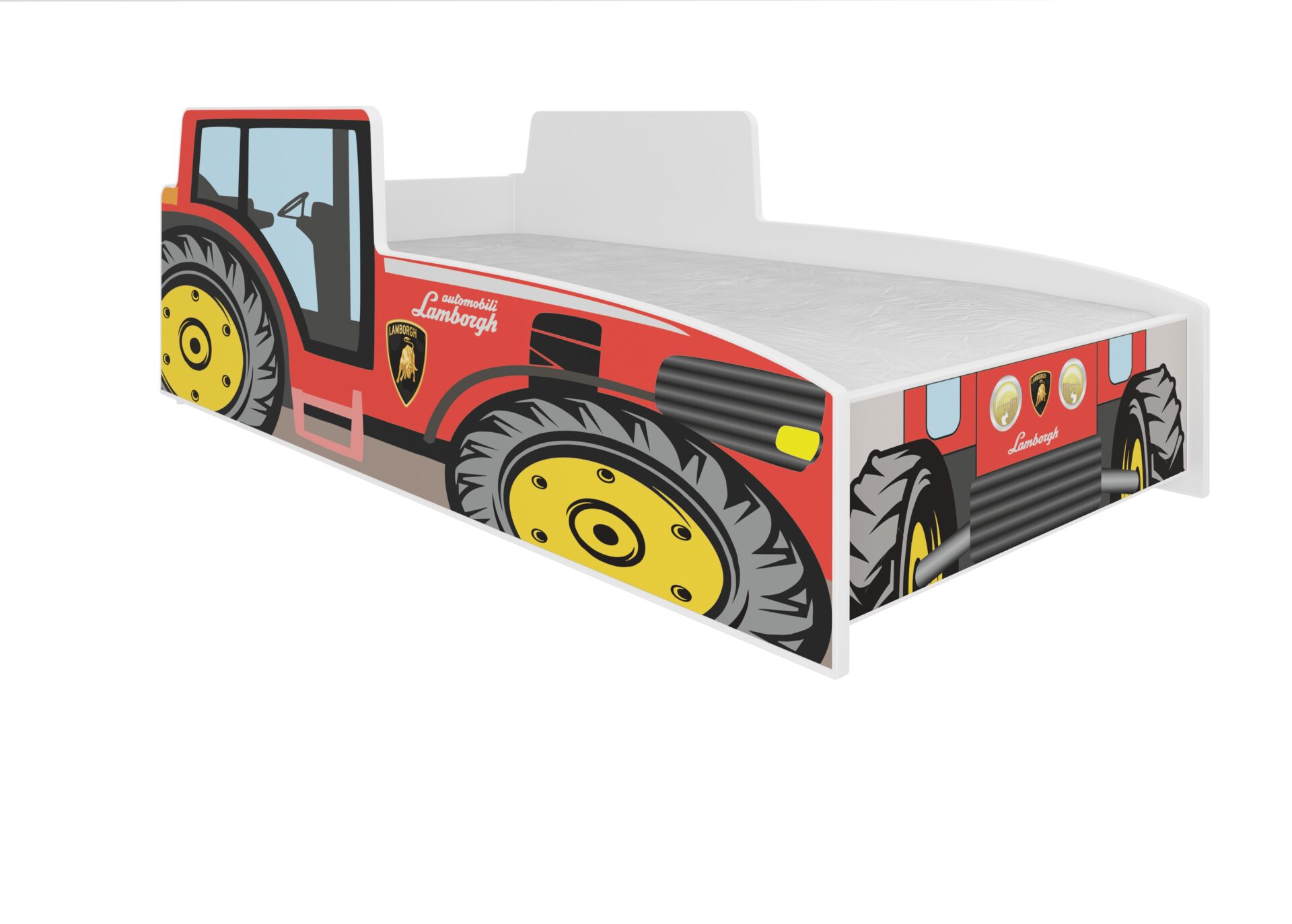 TRACTOR RED 160x80 sarkans ADRK matracis-gulta