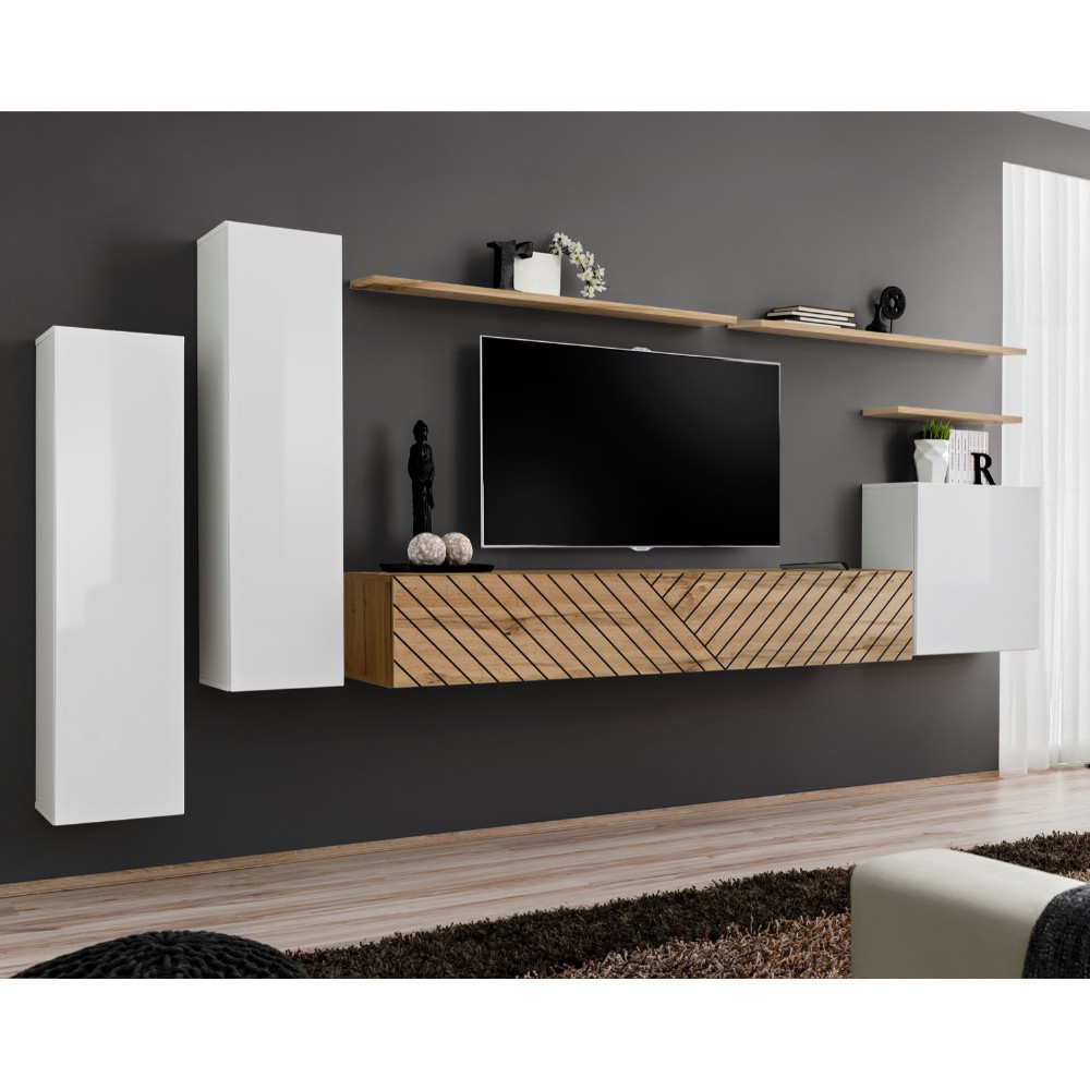 SWITCH un ASM laminēts TV skapis