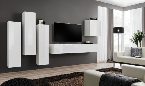 Switch III sienas skapis, balts ASM