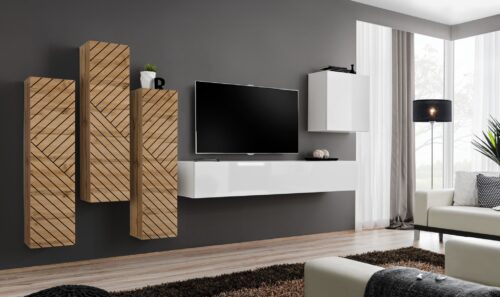 Switch III sienas skapis, balts ASM