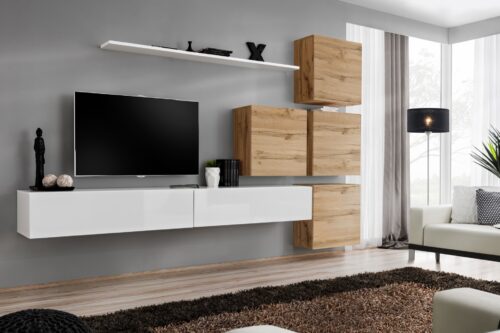 Switch IX sienas skapītis, balts/wotan SW9 ASM