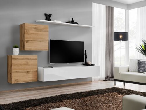Sienas skapis “Switch V” ar baltu vāku, Wotan, SW5 ASM