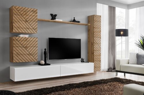 Switch VIII sienas skapis, balts ASM