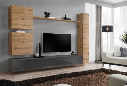 Switch VIII sienas bloks wotan/grafīts SW8 ASM