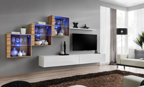 Sienas skapis “Switch XX”, balts, ASM