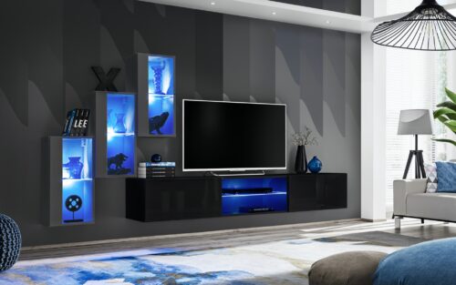 Switch XXII sienas bloks grafīta/melns ASM