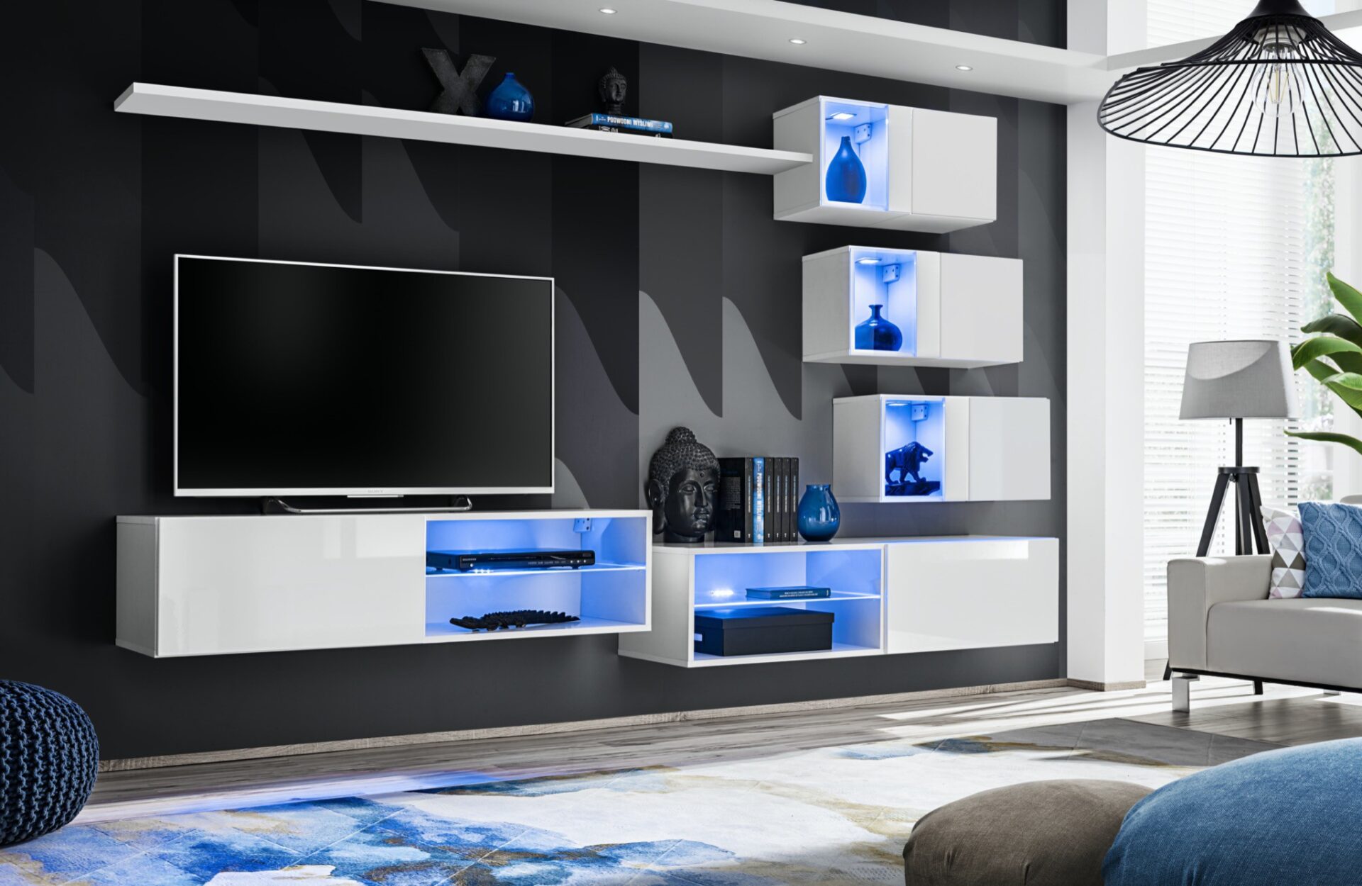 Switch XXIV sienas skapis, balts ASM