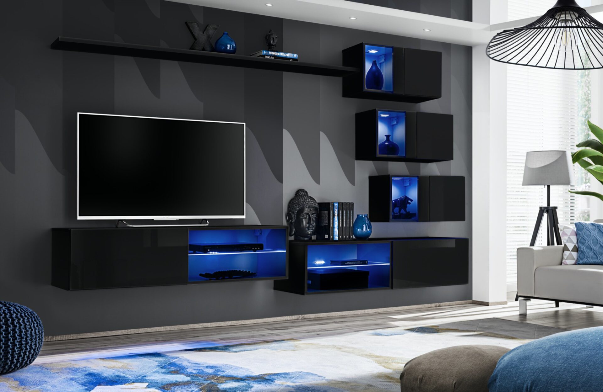 SWITCH XXIV sienas skapis, melns ASM