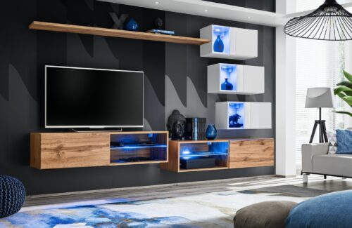 Switch XXIV sienas skapītis wotan/balts ASM