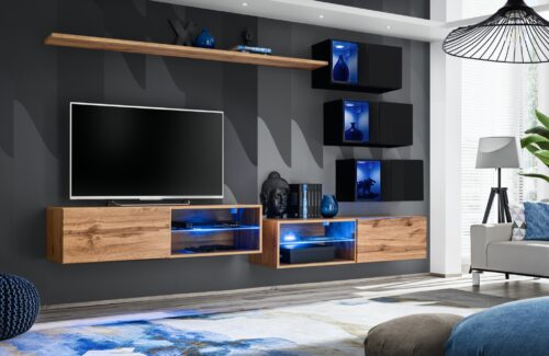 Switch XXIV sienas skapītis wotan/melns ASM
