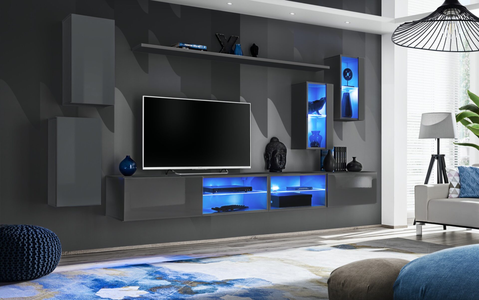 SWITCH XXV sienas skapītis grafīta ASM