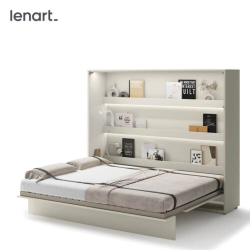 Bed Concept BC-14 – Horizontāla sienas gulta 160 – Kašmirs