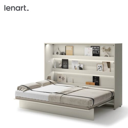 Bed Concept BC-04 – Horizontāla sienas gulta 140 – Kašmirs