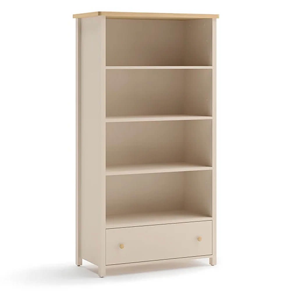 STORY SO-02 grāmatu plaukts | bēšs / balināts Vincenza ozols