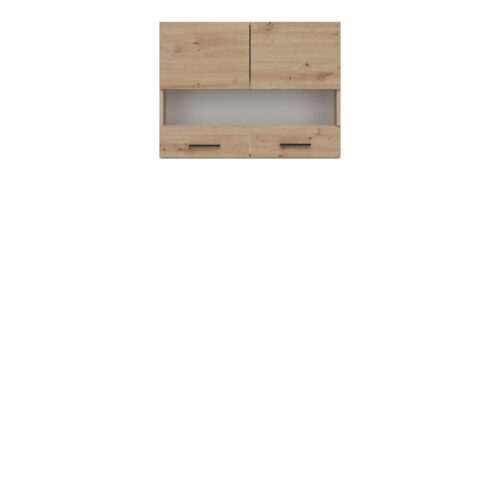 PATI PK06/PF08 AUGŠĒJAIS SKAPIS 80 STIKLA SKAPIS