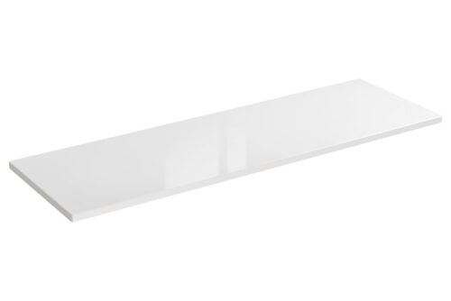 Galda virsma 140 cm Capri 893 baltā, spīdīgā krāsā