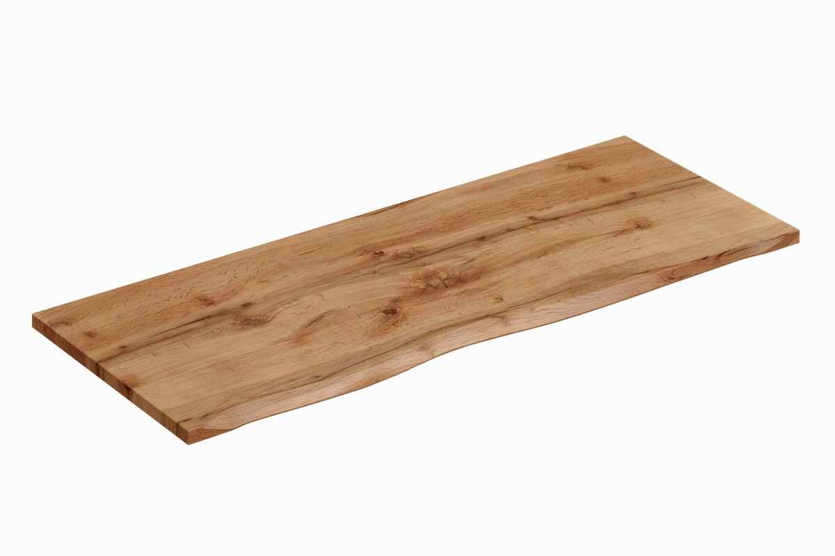 Vannas istabas darba virsma, 120 cm, Wotan Nature Oak, ozols