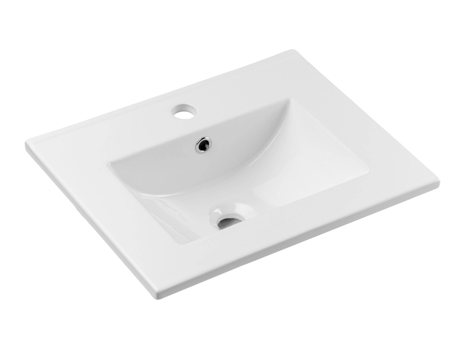 Izlietnes skapīšu mēbeļu komplekts, 50 cm, Nova Oak, Cost Evoke, balts, spīdīgs — изображение 3