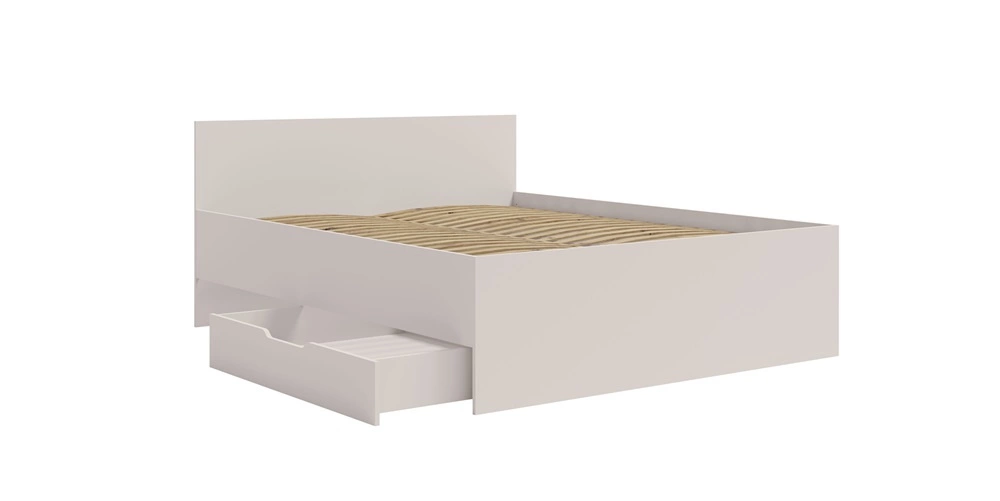Maxione gulta 160x200 cm, bēša gultasveļas kaste izvelkamas atvilktnes formā, ideāla gulta guļamistabai, augsts un ērts galvgalis
