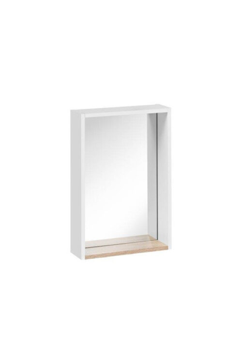 Spogulis 40 cm Finka baltā krāsā