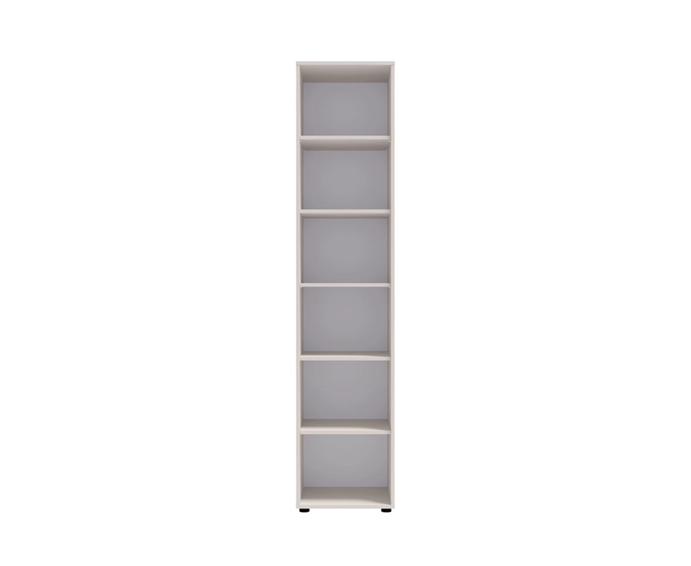 Maxione 45 cm bēšs grāmatu plaukts, funkcionāls grāmatu plaukts, lieliski piemērots pusaudža istabas vai biroja iekārtošanai, vienkārša un daudzpusīga forma — изображение 3
