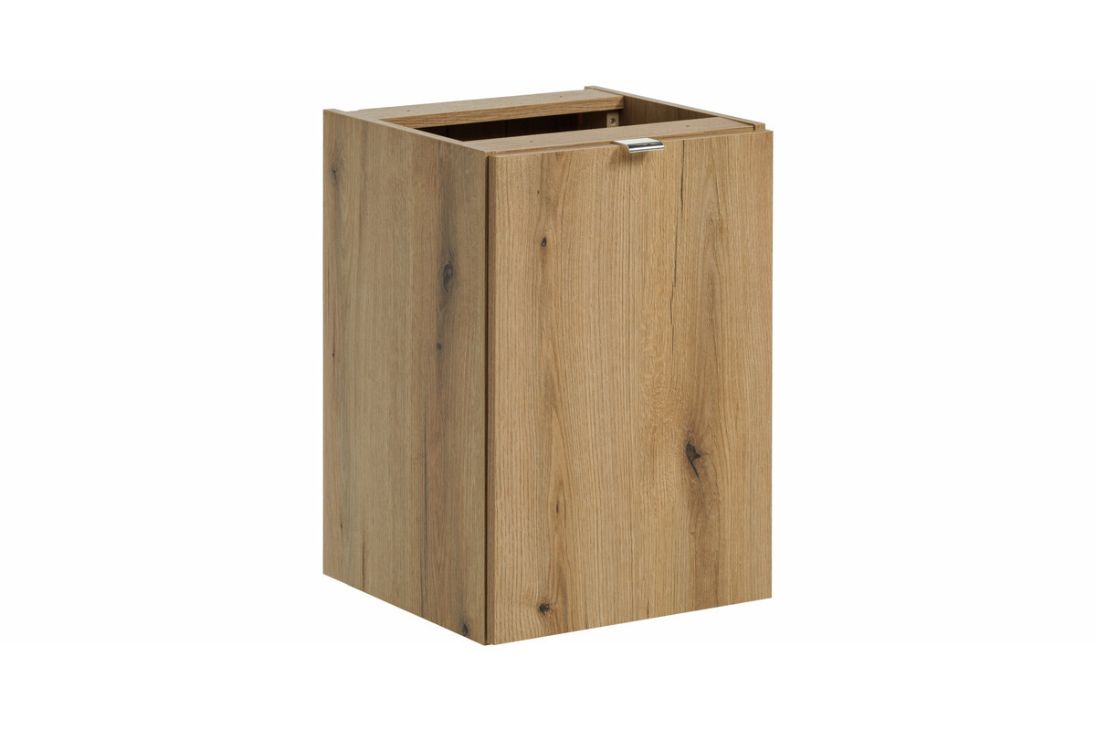 2 izlietnes skapīšu komplekts 2S 60 cm ar darba virsmu un skapi ar grozu 40 cm un augstu kolonnu Viva Cashmere Oak Coast Evoke — изображение 4