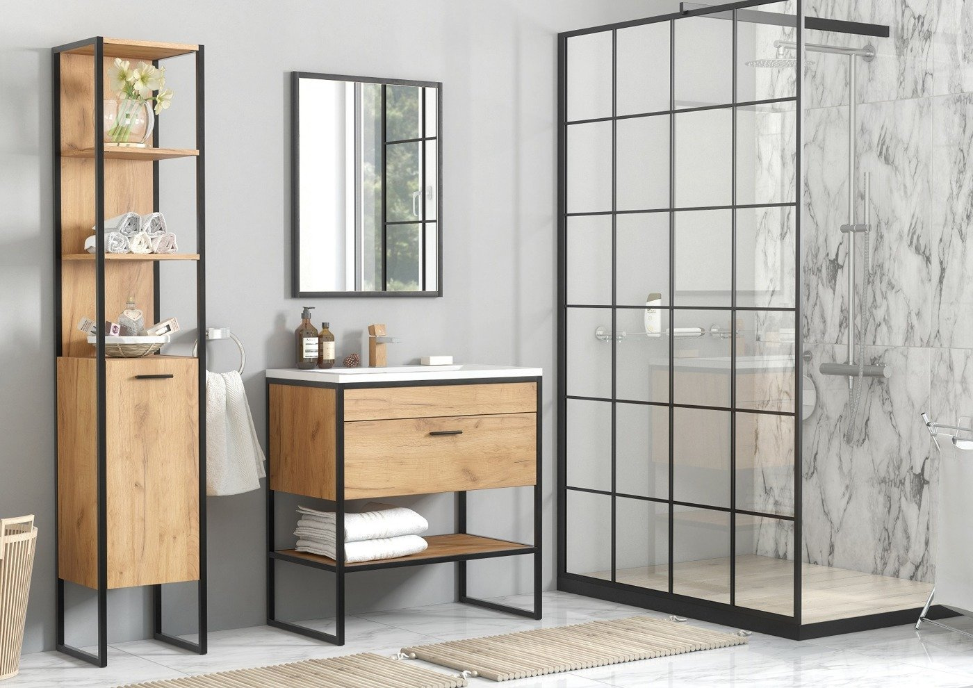 90 cm Brooklyn 827 izlietnes skapītis — изображение 7