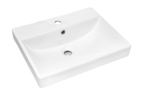 Keramikas mēbeļu izlietne, 50 cm, UN-RITA-GW-50, spīdīgi balta