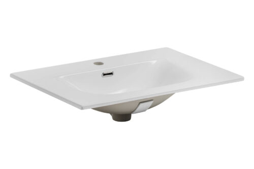 Keramikas mēbeļu izlietne 70 cm SKY 70-8099 balta spīdīga