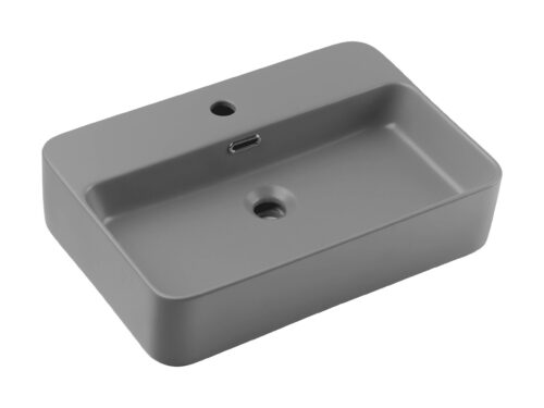 TRUST 2 MATT LIGHT GREY E-6282 Keramikas izlietne uz virsmas