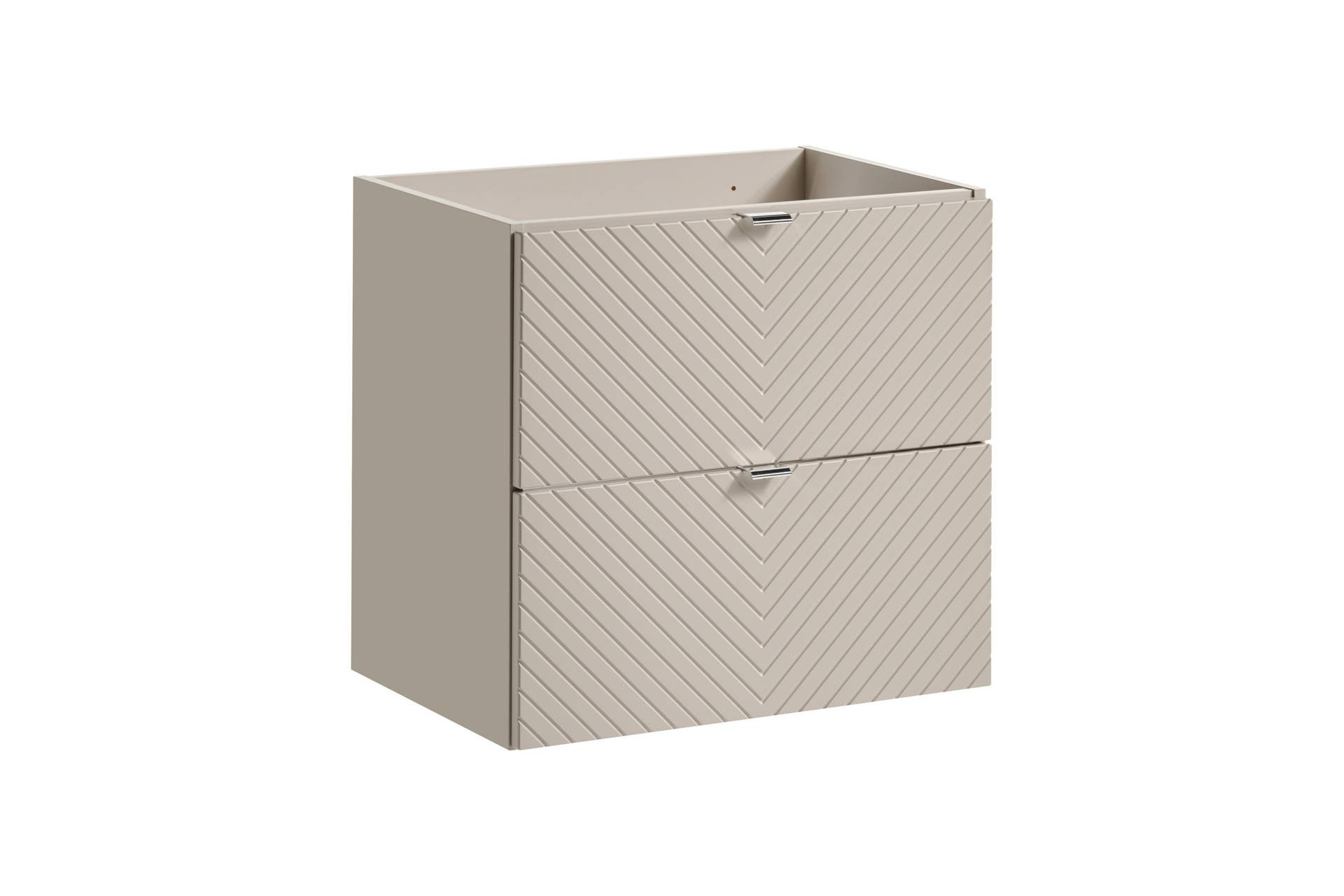 2 izlietnes skapīšu komplekts 2S 60 cm ar darba virsmu un skapi ar grozu 40 cm un augstu kolonnu Viva Cashmere Oak Coast Evoke — изображение 2
