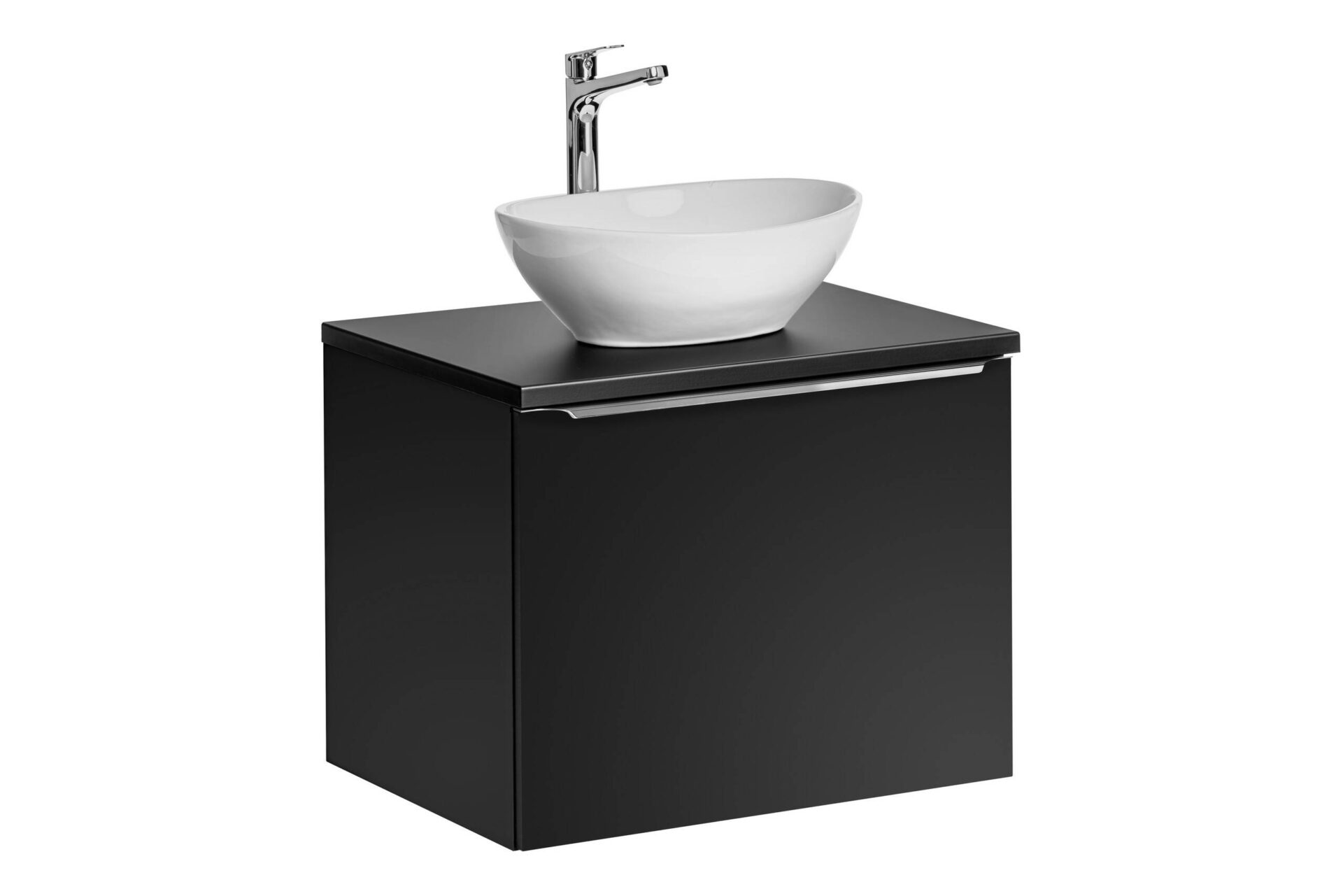 Vannas istabas mēbeļu komplekts "Santa Fe", melns, 60 cm