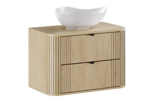 Ovalia Cremona virtuves skapīša un virtuves izlietnes komplekts 80 cm