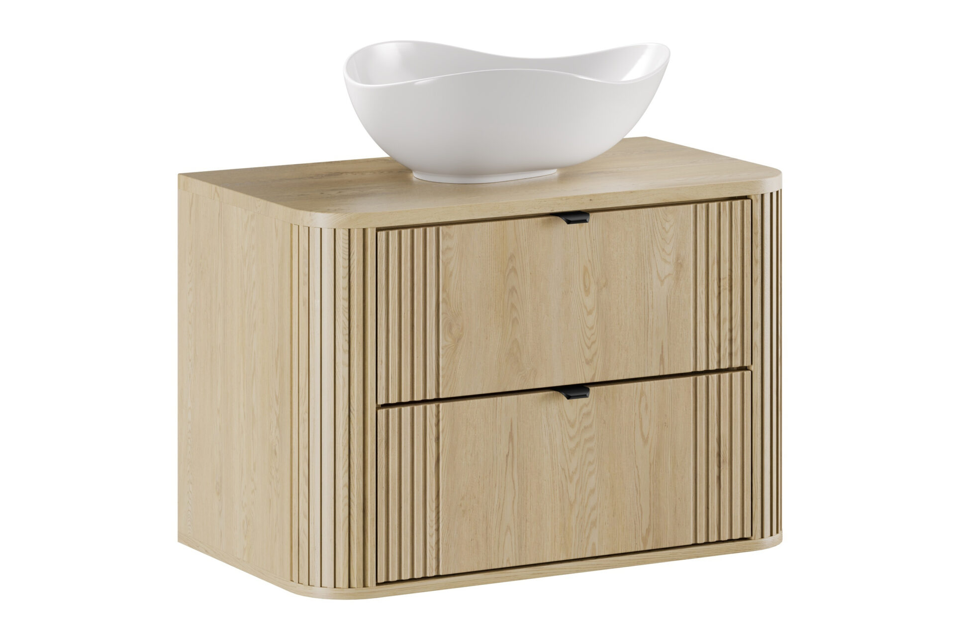 Ovalia Cremona virtuves skapīša un virtuves izlietnes komplekts 80 cm