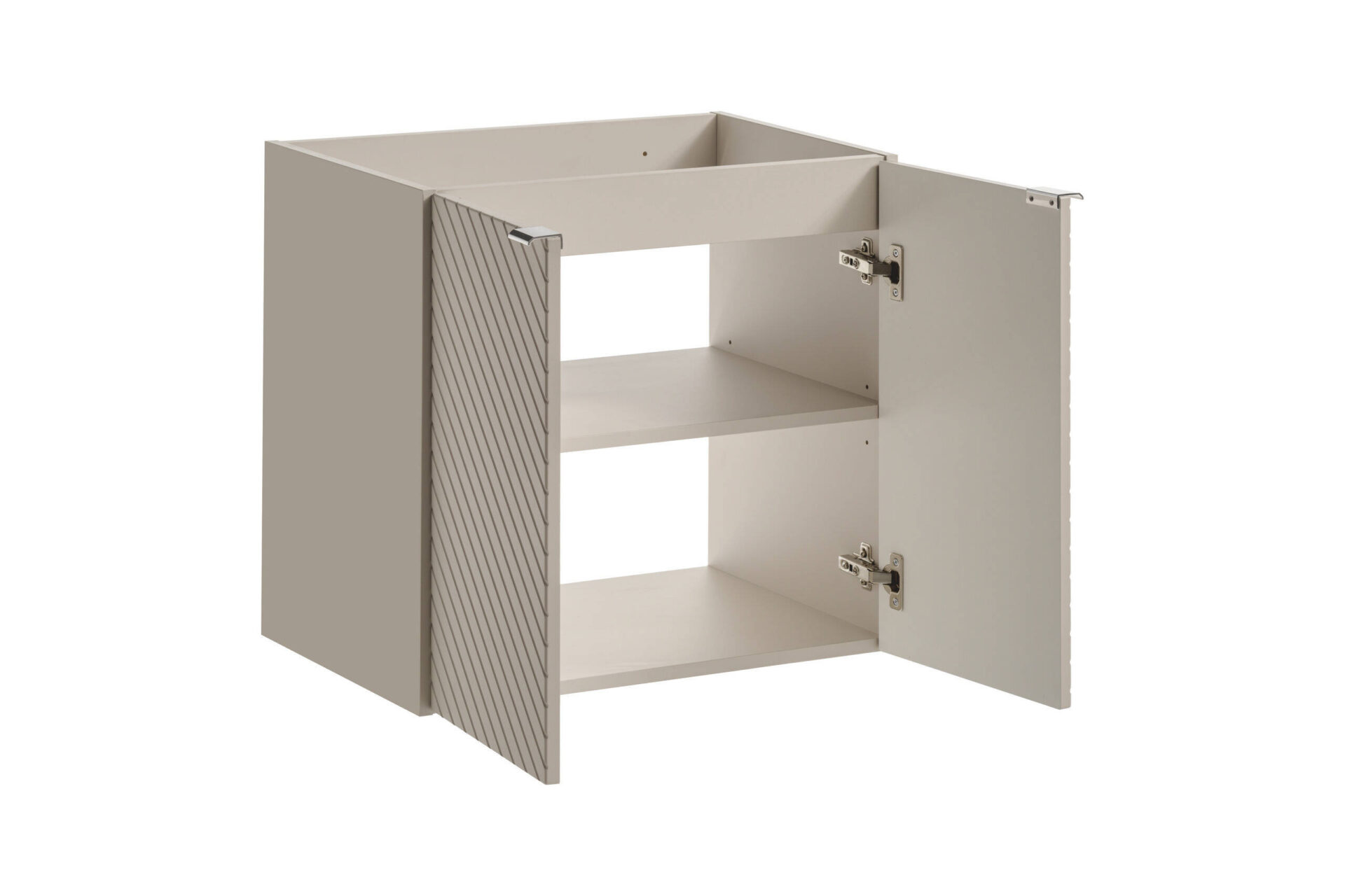 Vannas istabas skapītis ar izlietni un 2D darba virsmas komplektu, 60 cm, Viva Cashmere White — изображение 2