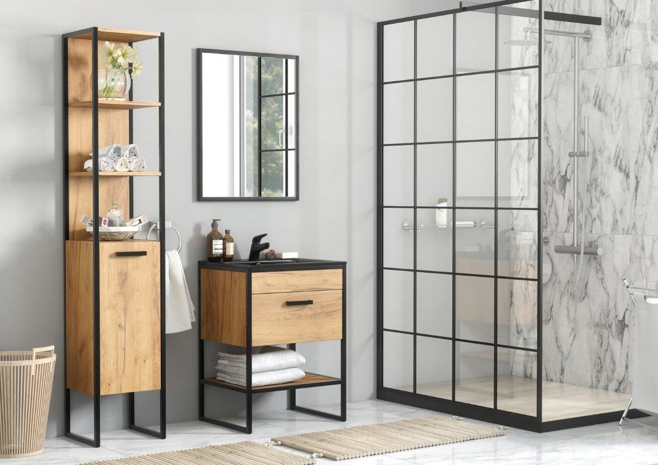 Vannas istabas mēbeļu komplekts "Brooklyn", 60 cm