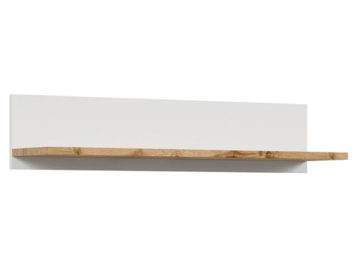 Plaukts 106 HOLTEN 106 cm baltā krāsā/votan ozolkoka krāsā